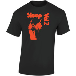 Sleep Band 2 - Vol 2  Retro Graphic Unisex Soft Cotton Black T Shirt