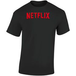 Netflix Website Logo  Retro Graphic Unisex Soft Cotton Black T Shirt