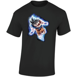 Goku Ultra Instinct Dragon Ball Super  Retro Graphic Unisex Soft Cotton Black T Shirt