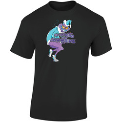 Ren Tip Figfkd8d  Retro Graphic Unisex Soft Cotton Black T Shirt