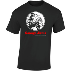Savarem Hitam  Retro Graphic Unisex Soft Cotton Black T Shirt
