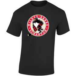 Wilkes  Retro Graphic Unisex Soft Cotton Black T Shirt