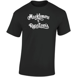 Macklemore + Ryan Lewis Music Mtv Awards Music  Retro Graphic Unisex Soft Cotton Black T Shirt
