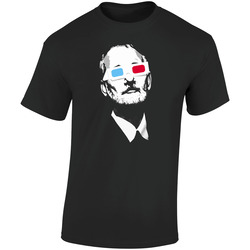 New Bill Fucn Murray  Retro Graphic Unisex Soft Cotton Black T Shirt