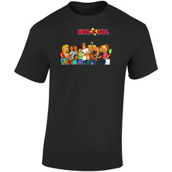 King Of The Hill Cartoon Mike Judge  Retro Graphic Unisex Soft Cotton Black T Shirt