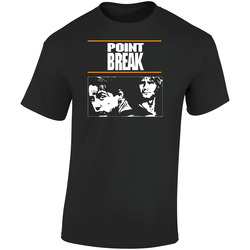 Point Break Movie Keanu Reeves  Retro Graphic Unisex Soft Cotton Black T Shirt