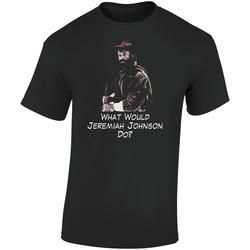 Jeremiah Johnson Wwd Robert Redford Movie  Retro Graphic Unisex Soft Cotton Black T Shirt