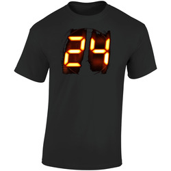 24 Tv Show  Retro Graphic Unisex Soft Cotton Black T Shirt