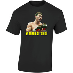 Wladimir Klitschko Russian Boxing Vintage Retro  Retro Graphic Unisex Soft Cotton Black T Shirt