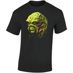 Swamp Thing Classic Comic Superhero Black  Retro Graphic Unisex Soft Cotton Black T Shirt