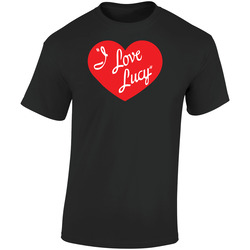 I Love Lucy Classic Tv Show  Retro Graphic Unisex Soft Cotton Black T Shirt