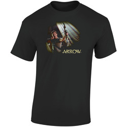 Arrow Tv Show Dc Comics  Retro Graphic Unisex Soft Cotton Black T Shirt