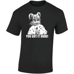 Full House Sitcom You Got It Dude  Retro Graphic Unisex Soft Cotton Black T Shirt