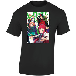 The Devil Is A Part Timer Anime Tv Show  Cool Fan  Retro Graphic Unisex Soft Cotton Black T Shirt