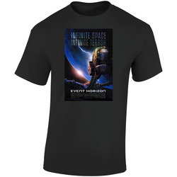 Event Horizon Cool Vintage 90's Movie  Fan  Retro Graphic Unisex Soft Cotton Black T Shirt