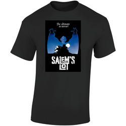 Salem's Lot Cool Vintage 70's Movie  Retro Graphic Unisex Soft Cotton Black T Shirt