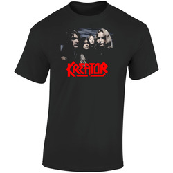Kreator Death Heavy Metal Rock  Retro Graphic Unisex Soft Cotton Black T Shirt