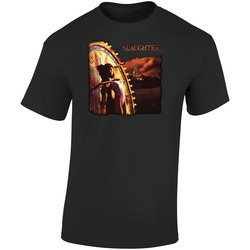 Slaughter  Retro Graphic Unisex Soft Cotton Black T Shirt