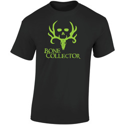 The Bone Collector 2  Retro Graphic Unisex Soft Cotton Black T Shirt