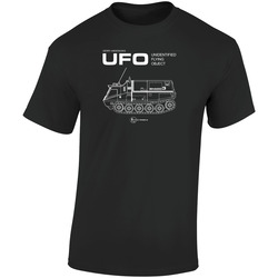 Ufo Shado Tv Series Shado Mobile  Retro Graphic Unisex Soft Cotton Black T Shirt