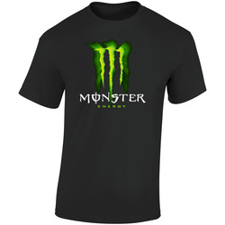 Monster Energy  Retro Graphic Unisex Soft Cotton Black T Shirt