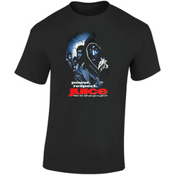 Juice Movie  Retro Graphic Unisex Soft Cotton Black T Shirt