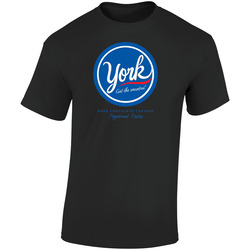York Peppermint Pattie Chocolate Candy Bar Gift Cool  Retro Graphic Unisex Soft Cotton Black T Shirt