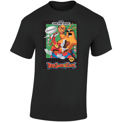 Tow Jam And Earl Sega Genesis Cover Fan Distressed  Retro Graphic Unisex Soft Cotton Black T Shirt