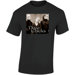 Dixie Chicks 2016 Tour Fan  No Text  Retro Graphic Unisex Soft Cotton Black T Shirt