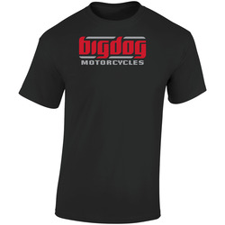 New Tee T-Shirt Big Dog Chopper Motorcycles Logo Mens Black Size S To 5XL  Retro Graphic Unisex Soft Cotton Black T Shirt