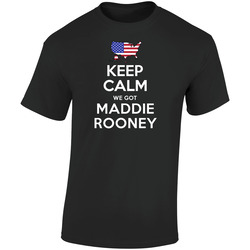 Keep Calm We Got Maddie Rooney Ice Hockey Usa 2018 Winter Olympic Team  Retro Graphic Unisex Soft Cotton Black T Shirt