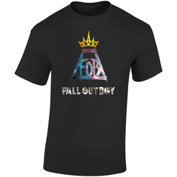 Fob New  Retro Graphic Unisex Soft Cotton Black T Shirt