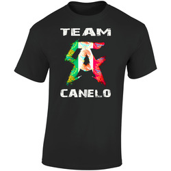 Team Canelo2  Retro Graphic Unisex Soft Cotton Black T Shirt