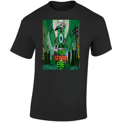 Jack Septic Eye  Retro Graphic Unisex Soft Cotton Black T Shirt