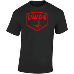Camacho Cuban Seed Cigars 3  Retro Graphic Unisex Soft Cotton Black T Shirt