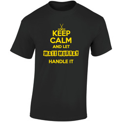 Keep Calm And Let Matt Murray Handle It Pittsburgh Hockey  Retro Graphic Unisex Soft Cotton Black T Shirt