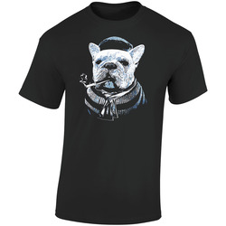 French Bulldog  Dog Tee  Retro Graphic Unisex Soft Cotton Black T Shirt