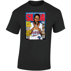Slam Magazine Issue 89 Ben Wallace Popular Basketball Magazine Grunge Look  Retro Graphic Unisex Soft Cotton Black T Shirt