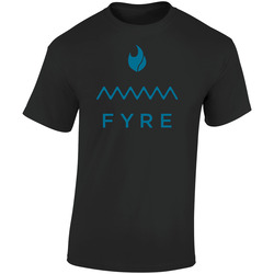 Fyre Festival Music Party Island Ja Rule Bahamas Influencer  Retro Graphic Unisex Soft Cotton Black T Shirt