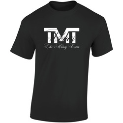 Tmt Ringside  Retro Graphic Unisex Soft Cotton Black T Shirt
