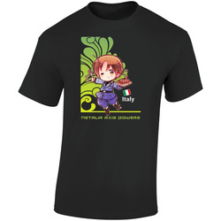 Hetalia 13  Retro Graphic Unisex Soft Cotton Black T Shirt