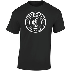 Chipotle Mexican Grill Food  Retro Graphic Unisex Soft Cotton Black T Shirt