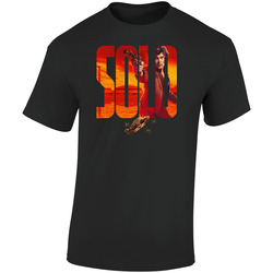 The Movie 2018 Solo A Star Wars Story  Retro Graphic Unisex Soft Cotton Black T Shirt