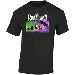 Paranorman New Movie  Retro Graphic Unisex Soft Cotton Black T Shirt