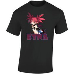 Etna Disgaea Video Game  Retro Graphic Unisex Soft Cotton Black T Shirt