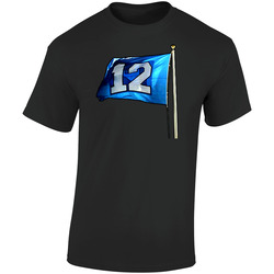 12th Man False Start Seattle Seahawks Football  Retro Graphic Unisex Soft Cotton Black T Shirt