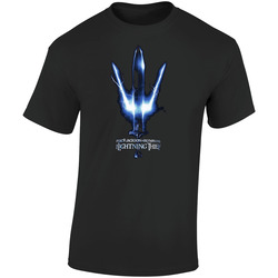 Percy Jackson And The Olympians The Lightning Thief Moviebook  Retro Graphic Unisex Soft Cotton Black T Shirt
