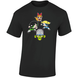 Powerpuff Girls Mojo Jojo Cartoon Classic  Retro Graphic Unisex Soft Cotton Black T Shirt