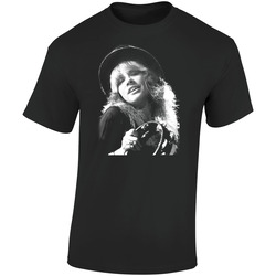 Stevie Nicks Adult  Retro Graphic Unisex Soft Cotton Black T Shirt