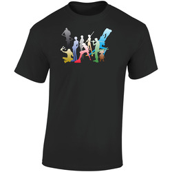 One Piece Anime  Retro Graphic Unisex Soft Cotton Black T Shirt